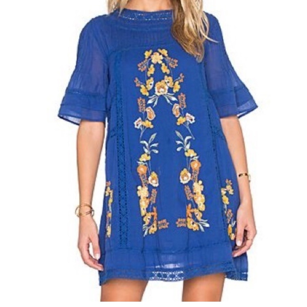Free people Victorian mini dress XS